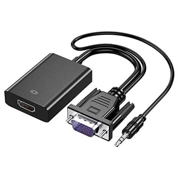 VGA TO HDMI CONVERTER 1080P + AUDIO