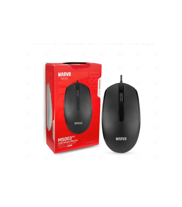 MARVO MS003 BLACK MOUSE
