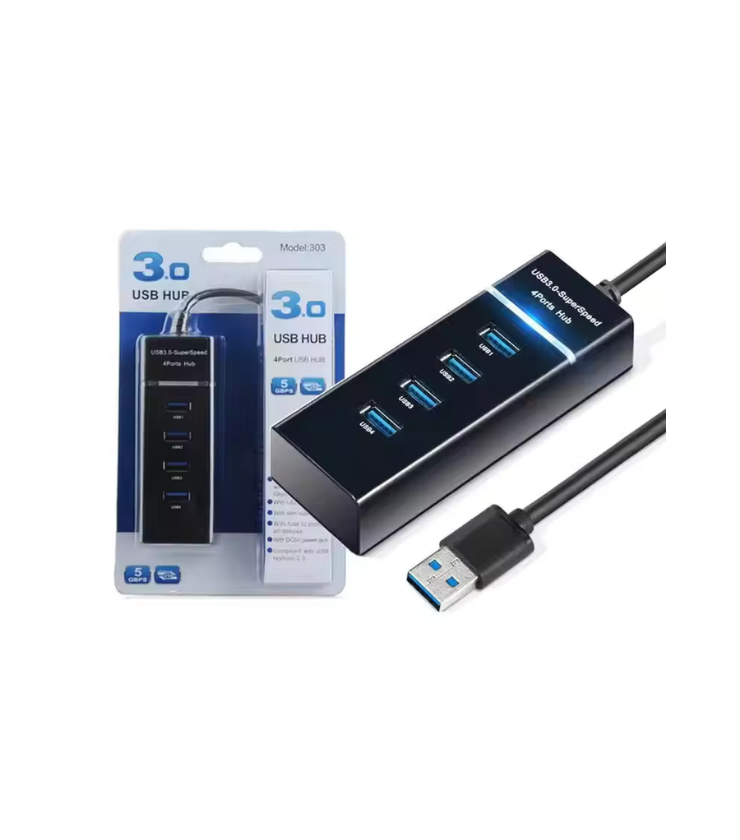 HI-SPEED SPLITTER USB 3.0 4 PORT HUB