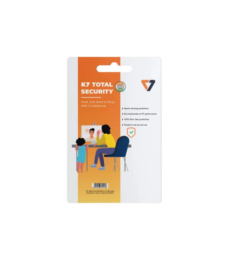 K7 TOTAL SECURITR – 1 USER ANTIVIRUS PACK