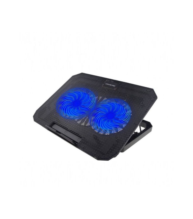 LAPTOP COOLING PAD WITH LIGHT FAN N99 BLACK