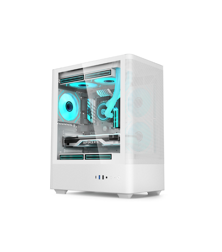 SOEYI U621 CURVE WHITE GAMING CASING